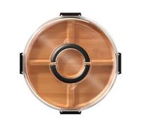 Boîte de présentation alimentaire - Boîte de service transparente avec couvercle, récipient à viande et à fruits, porte-collation portable, boîte d'affichage de restauration | Boîte à saucisses