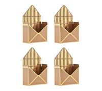 Boîte De Présentation De Bouquet, Grande Capacité, 4 Pièces, Boîtes D'enveloppe De Saint-Valentin, Enveloppe Cadeau Pliante, Construction Robuste, Pour Petite Amie, Dames, Mère, Filles, Mariage, Fête