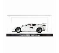 Boîte de présentation de figurines pour Lego 10337 pour icônes Lamborgh-ini Count-ach 5000 Quattrov-alvole Acrylique anti-poussière Transparent (Sans modèle) (base boutique)