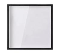 Boîte de présentation de Souvenirs - Bois Compact, conteneur de mémoire, Cadre d' à Insertion au Design Moderne, Construction Minimale de Panneaux Transparents | Organisateur de Stockage si