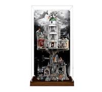 Boîte de présentation en acrylique 3 mm pour Lego 76417 Modèle de banque de sorcier Boîte de présentation transparente anti-poussière Compatible avec le modèle Lego 76417 (modèle non inclus) (Style B)