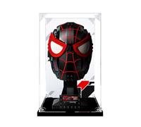 Boîte de présentation en acrylique 3 mm pour modèle de masque Lego 76329, boîte de présentation transparente anti-poussière compatible avec le modèle Lego 76329 (modèle non inclus) (Style A)