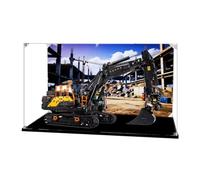 Boîte de présentation en acrylique de 3 mm pour modèle d'excavatrice Lego 42215, boîte de présentation transparente anti-poussière compatible avec le modèle Lego 42215 (modèle non inclus) (Style A)