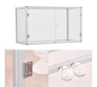 Boîte de présentation en Acrylique, Grande boîte de Rangement en Acrylique avec poignée et charnières, vitrine empilable pour Objets de Collection, Acrylique Transparent épais de 3 mm, à Mon