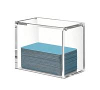 Boîte de présentation en acrylique - Manchon de protection en acrylique transparent pour objets de collection, organiseur anti-poussière pour cartes, figurines, collectionneurs de parfum, salle