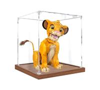 Boîte de présentation en acrylique pour L*e-go 43247 Modèle Lion Transparent Anti-poussière Compatible avec modèle L*e-go 43247 (modèle non inclus) (2 mm)