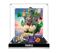 Boîte de présentation en acrylique pour Le-Go pour 72042 Prince Florian et château modèle refroidisseur - 3 mm - Boîte de rangement transparente anti-poussière - Dimensions : 23 x 24 x 33 cm (sans