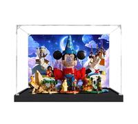 Boîte de présentation en acrylique pour Lego 21352 - Modèle d'architecture du monde magique - Boîte de présentation transparente anti-poussière - Compatible avec le modèle Lego 21352 (modèle non
