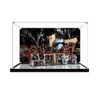 Boîte de présentation en acrylique pour Lego 21363 The Goonies Pirate Ship - Boîte de présentation transparente anti-poussière - Compatible avec le modèle Lego 21363 (modèle non inclus) (fond + base