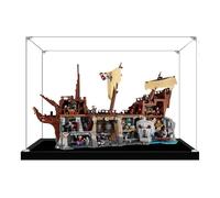 Boîte de présentation en acrylique pour Lego 21363 The Goonies Pirate Ship - Transparent - Anti-poussière - Compatible avec le modèle Lego 21363 (modèle non inclus) (3 mm)