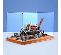 Boîte de présentation en acrylique pour Lego 42180 Mars Manned Exploration Rover, boîte de présentation transparente anti-poussière compatible avec kit de construction Lego 42180 (modèle non inclus)