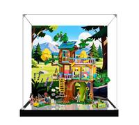 Boîte de présentation en acrylique pour Lego 42652 Gathering Friendship Tree House Modle, boîte de présentation transparente anti-poussière compatible avec le modèle Lego 42652 (modèle non inclus