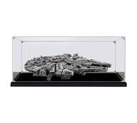 Boîte de présentation en acrylique pour Lego 75192 Château de faucon Millenium - Boîte de rangement transparente anti-poussière (boîte de présentation uniquement) (3 mm)