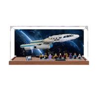 Boîte de présentation en acrylique pour modèle Lego 10356 Starship - Transparent - Anti-poussière - Compatible avec le modèle Lego 10356 (modèle non inclus) (Style B)
