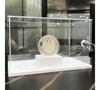 Boîte de présentation en Acrylique Transparent avec Serrure et clés - Bac de Rangement Anti-poussière pour Objets de Collection, Souvenirs et dioramas - 30 x 30 x 30 cm (12 x 12 x 12 Pouces)