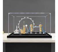 Boîte de présentation en acrylique transparent, compatible avec Lego 21034 modèle d'horizon de Londres, étanche à la poussière, protège les décorations, les objets de collection, organisateur de