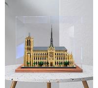 Boîte de présentation en acrylique transparent compatible avec Lego 21061 Notre Dame de Paris - Boîte de présentation anti-poussière - Style 1