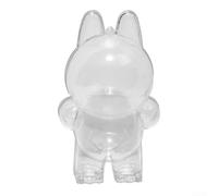 Boîte de présentation en acrylique transparent pour porte-clés Labubu