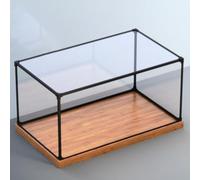 Boîte de présentation en Acrylique, vitrine empilable pour Figurines et Objets de Collection, Dimensions de 8x8x8 à 16x16x16, vitrine Durable avec Cadre et Fente en Alliage, idéale pour Dior