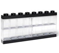 Légo-40660003 Vitrine de présentation Lego pour 16 Mini-Personnages, conteneur empilable Contre Un Mur ou sur Un Bureau, Noir, 40660003, Large
