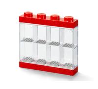LEGO vitrine 8 mini figurines 19,1 x 18,4 cm polypropylène rouge Rouge G