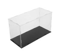 Boîte de Présentation pour Casquettes de Baseball en Acrylique Noir | Vitrine Transparente 20x35x15cm, Protection Anti-poussière, pour Collectionneurs et Objets Signés
