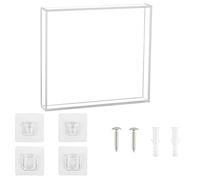 Boîte de présentation pour CD en acrylique - Support mural - Pour CD standard