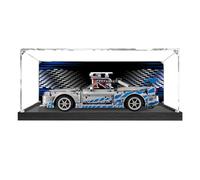 Boîte de présentation pour voiture LE-GO 42210 2 Fast 2 Furious Nis*san Skyline GT-R (R34) - Acrylique anti-poussière transparent (sans modèle) (D)