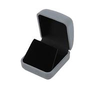 Boîte de présentation rétro en velours pour pièces de monnaie, 5,2 x 5,6 x 3,2 cm, boîte cadeau pour bijoux, boîtes cadeaux avec couvercles et boîtes en coton pour boucles d'oreilles et colliers