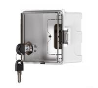 Boîte de prise de courant étanche de type 86 avec serrure et plaque murale sécurisée pour chargement de véhicules électriques et connexions électriques de jardin, design antivol pour installation sur