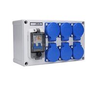 Boîte de prise de courant murale, couvercle à fermeture automatique, boîtier de prise étanche extérieur étanche à la poussière 200-250V ABS pour jardins