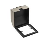 Boîte de Prise Électrique Acier Inoxydable 86 | Étanche, Coupe-feu, Installation Facile, Usage la Cuisine et Extérieur, Finition Argenté, Résistance à L’usure