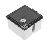 Boîte de Prise Extérieure Étanche avec Serrure, Murale, Ip, Noire | PVC, Protection les Éclaboussures, Accès Autorisé, pour Prises Gfci, Patio et Locations