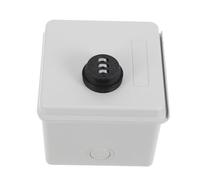 Boîte de Prise Verrouillable Étanche Abs, Sécurité à Code pour Prises | Protection Murale, Gestion de Cordon sans Nœuds, Installation Facile, Blanc, pour Appartement et Ancien Quartier