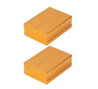 Boîte de projet, boîtier de projet électrique en alliage d'aluminium, boîte de jonction d'oxydation de sablage de surface de type divisé étanche à l'eau pour coque d'amplificateur (Dorée)