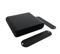 Boîte de projet électrique, Boîte de projet en aluminium, Boîtier en aluminium étanche et résistant à la poussière pour bricolage pour le maintien des cartes de circuit, 26x108x110cm Noir