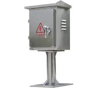 Boîte De Projet Électrique Sur Pied, Boîte De Jonction De Boîtier Électronique Extérieur Antirouille Ip67, Boîte De Distribution En Acier Inoxydable, Longue Durée De Vie(L40*W20*H30CM Height 30cm)