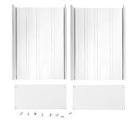 Boîte de projet en aluminium argent mat bricolage boîtier de boîtier de carte de circuit électronique 68x145x200mm boîtier blindé de haute qualité par dissipation thermique pour