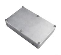Boîte de projet en aluminium avec protection IP54, couvercle hermétique, construction en métal moulé sous pression pour boîtier d'instruments électriques (1590DD (188 x 120 x 37 mm)