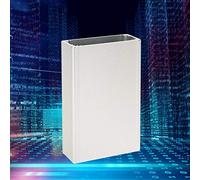 Boîte de Projet en Aluminium, Boîtier argenté Mat DIY 27x66x100mm, avec Structure Intégrée, pour Coque en Aluminium de Dissipation Thermique, Boîte en Aluminium de Jonction PCB,