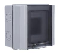 Boîte de Protection de Distribution à 5 Voies, Porte Latérale | ABS et Pc, Fenêtre Transparente pour Contrôle Rapide, Rail Din Standard 35mm, Murale