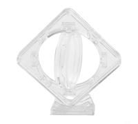 Boîte de protection en acrylique conçue pour les médailles de 40 mm de diamètre et jetons commémoratifs avec support pour un affichage organisé de collection