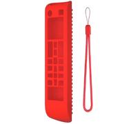 Boîte de Protection en Silicone antidérapante avec Longe pour télécommande Samsung Smart TV BN59-01315A/B (Rouge)