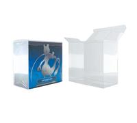 Boîte de protection PET Elite Trainer - Lot de 10 boîtiers rigides transparents 19 × 16,7 × 9 cm - Compatible Pokémon ETB - Résistant, anti-poussière, idéal collection