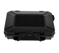 Boîte de Protection pour Équipement Portable, Légère, Étanche, Noire | Abs, Mousse et Doublure, Format Compact, Antichoc, pour Articles de Survie et Rangement Extérieur