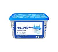 Boîte de purification d'air 35 cl - Distributeur de fraîcheur à long terme - Liminateur automatique d'odeurs avec extraits de et parfum - Pour cuisine, salle de bain, voiture et animaux