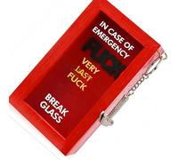 Boîte de puzzle compacte en bois avec façade en polyacrylate et porte-clés pour la sécurité et l'affichage de la lumière. Dimensions : 10 x 18 x 5,5 cm. Ouvre-tout