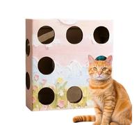 Boîte de puzzle électrique pour chat - Jouet interactif pour chat - Pour exercice, soulagement de l'ennui, la chasse, la simulation, l'enrichissement et le divertissement