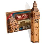 Boîte de puzzle en bois Big Ben - Puzzle 3D en bois pour adultes | Escape Room Challenge | Puzzle en bois de style Cluebox | Casse-tête dur | Pas de colle nécessaire | Fabriqué dans l'UE