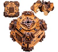 Boîte de puzzle en bois - WOODEN.CITY - Tesseract's Secret - 185 pièces découpées laser - Assemblage sans colle - Escape Room